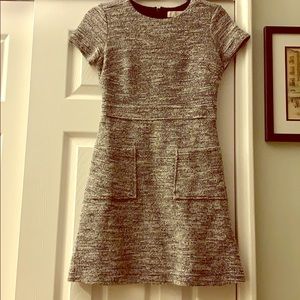 Loft 0P tweed work dress! Fit and flare